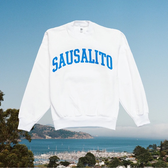LA Apparel / Sausalito Sweatshirt Ultra Blue - Picture 4 of 4